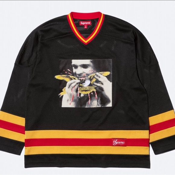 Supreme Other - Supreme‎ ANTIHERO Ozzy Hockey Jersey Size Large Shirt Pullover black L New
